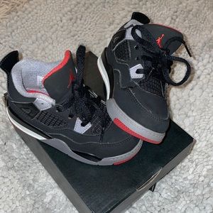 OG ‘Bred’ 2019 | Jordan 4 Retro (TD) | Black/Fire Red - Cement Grey | 9C